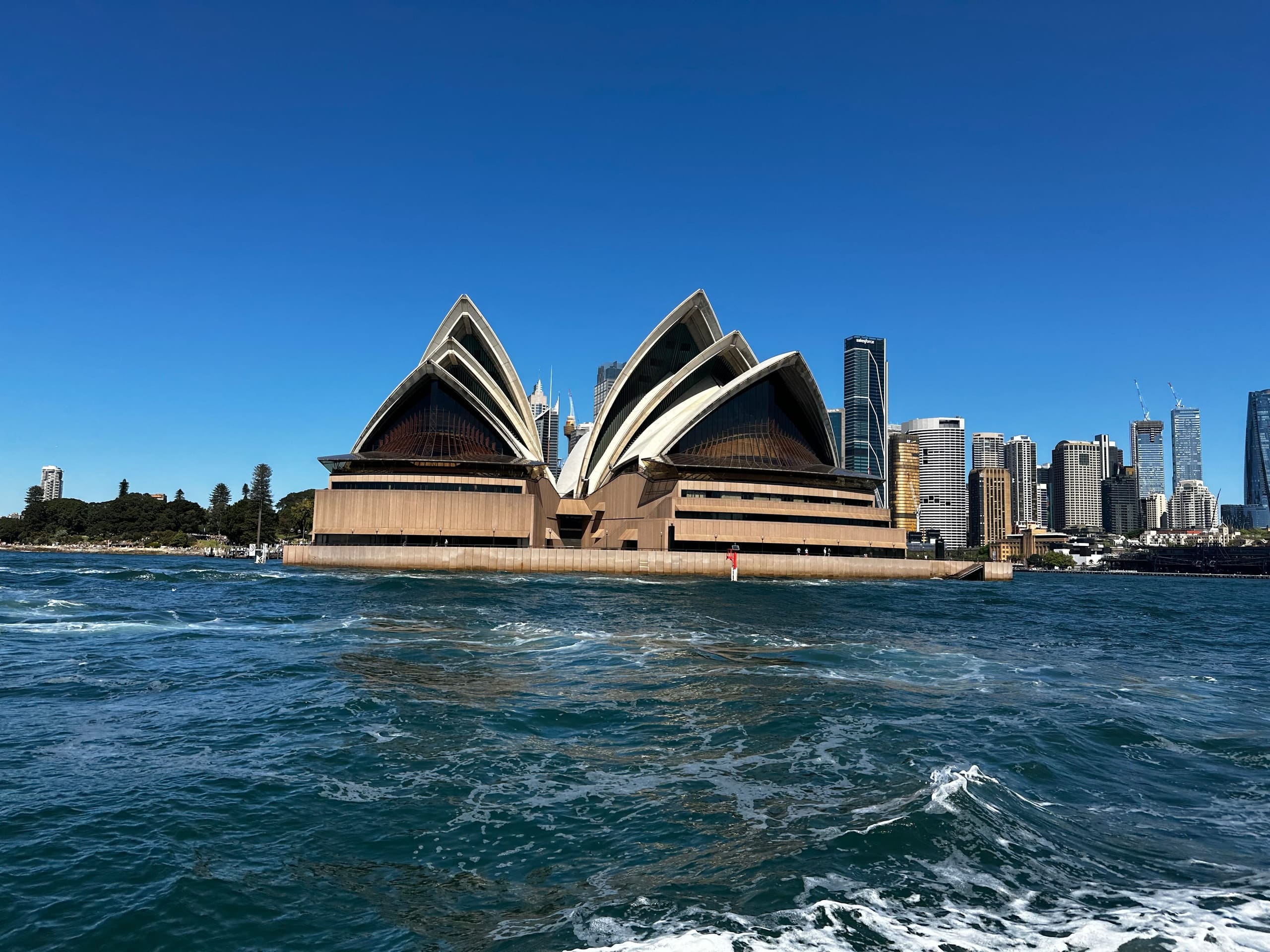 The Opera House from the harbour
