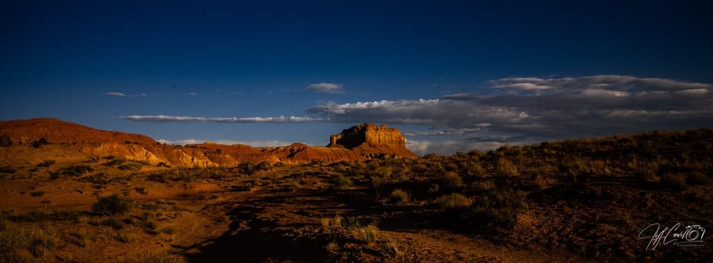 Goblin Valley in golden hour light, Utah